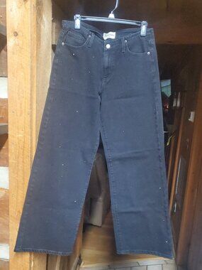 No Boundaries sparkly wide leg jeans